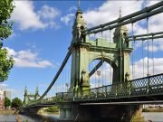 Hammersmith Bridge first stage repair work started