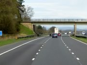 Road marker Robot speeding-up work on highways sites