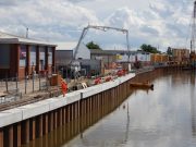 Wet weather conditions stops flood prevention scheme near Hull Wet weather conditions stops flood prevention scheme near Hull
