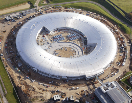 Replacement contract for leaking diamond synchotron roof called with bids The replacement for the roof of the circular synchotron research building