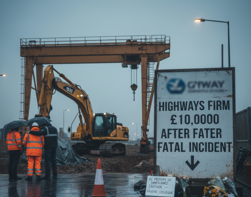 Highways company fined £1m over road worker’s death