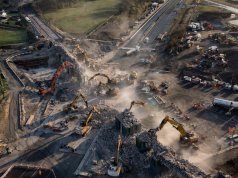 Skanska Carries Out Demolition of Major Rail Bridge