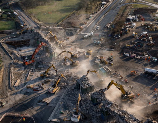 Skanska Carries Out Demolition of Major Rail Bridge