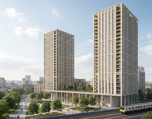 JRL wins £68m North London residential tower project