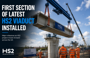 HS2 Installs First Section of Latest Viaduct