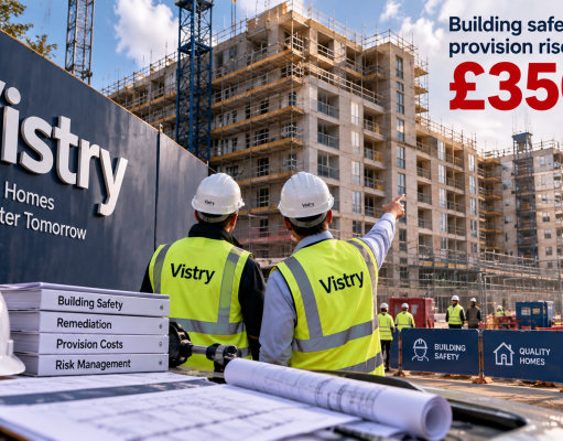 Vistry’s Building Safety Provision Rises Above £350m
