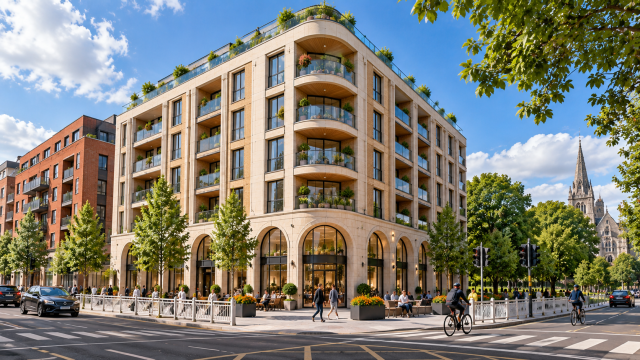 Sunlit Corner Residences by the Park